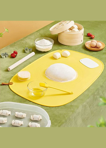 Коврик для теста силиконовый MY HOME 60x40 см (KP-84 YELLOW) MVM (301003183)