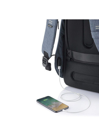 Рюкзак синій антизлодій Bobby Hero Regular Light Blue (P705.299) XD Design (303261052)