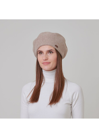 Берет жіночий вовна бежевий MARY LuckyLOOK 955-630 (322792806)