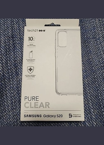 Фирменный противоударный чехол Pure SM для Samsung Galaxy S20 SM-G980 Tech21 (322195518)