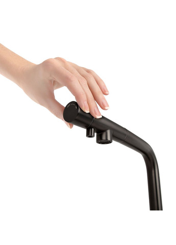 Смеситель кухонный SAITAMA-S Pro Filter BK Leomikao (369925305)