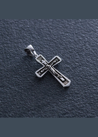 Золотий православний хрест Розп'яття. Спаси та Збережи п02486 Oniks (307287491)