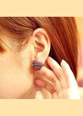 Стильные серьги сердце love в стразах?343- Fashion Jewelry (336950526)