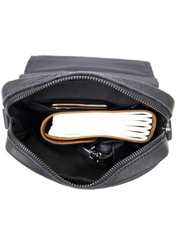 Сумка планшет через плече чоловіча з натуральної шкіри Чорний 36704 Vintage (353690036)