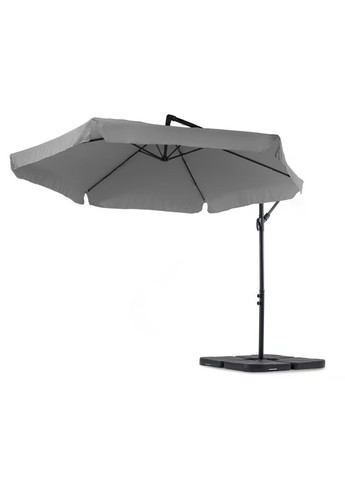 Парасолька садова EMPOLI 350см сіра+ Основа садової парасольки Di Volio (301538521)