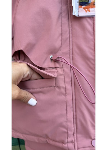 Темно-рожевий зимовий дитячий зимовий комплект для дівчинки брючний BabyStyle