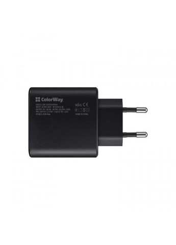 Зарядний пристрій Colorway power delivery port pps usb type-c (45w) black (268147370)