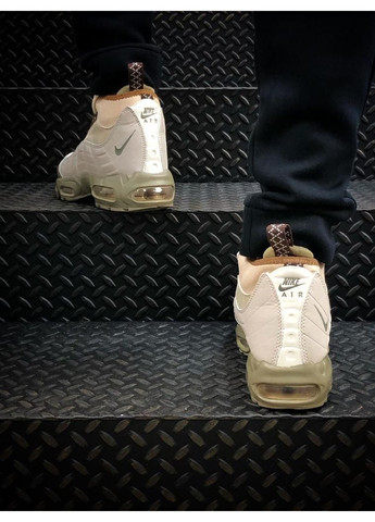 Бежеві Зимовий кросівки чоловічі nike air max 95 sneakerboot beige найк аір макс 95 No Brand