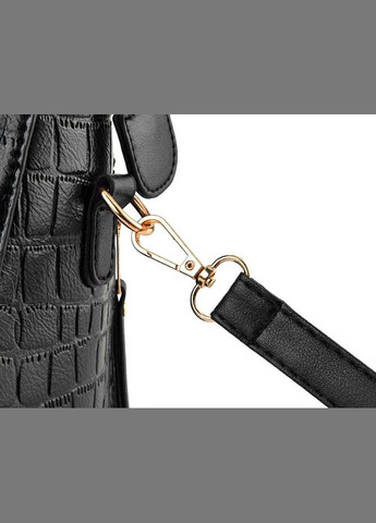 Модна жіноча сумка через плече з брелоком, сумочка під рептилію зміїна екошкіра Brettani (336552254)