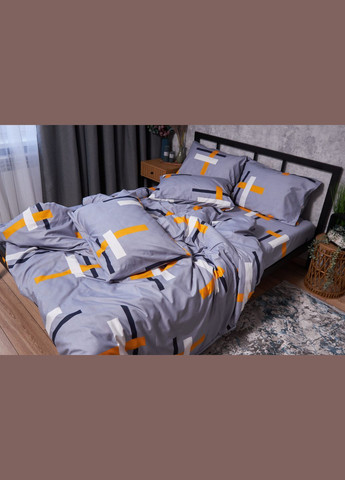 Комплект постельного белья Полисатин Premium полуторный 143х210 наволочки 2х40х60 (MS-820002838) Moon&Star marigold (288043662)