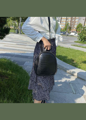 Женский мини рюкзак рептилия No Brand (334730010)