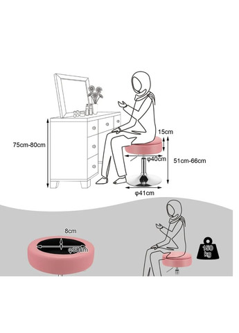Крісло трансформер Meri з місцем для зберігання Costway (362028024)