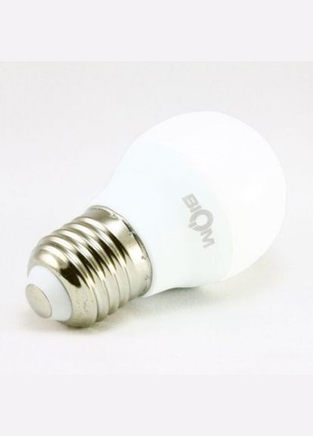 Светодиодная лампа BT-544 G45 4W E27 4500К матовая BIOM (315138480)