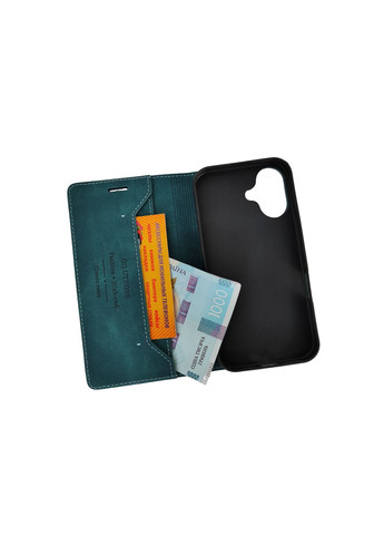 Чохол книжкою iPhone 16 Чохол книга на айфон 16 з кишенями Коричневий Apple (324624137)