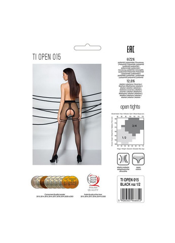 Колготки с открытым доступом TIOPEN 015 black (20 den) - CherryLove Passion (282965546)
