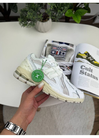 КРОСІВКИ ЖІНОЧІ NEW BALANCE 1906D WHITE BEIGE НЬЮ БЕЛАНС 1906D No Brand білі демісезони (368857830)