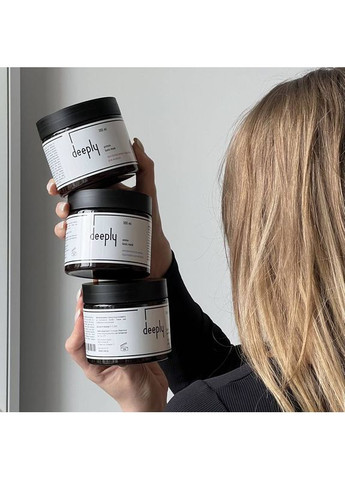 Глибоковідновлююча маска для волосся з протеїнами Protein Restoring Hair Mask, 300 мл Deeply (370143756)
