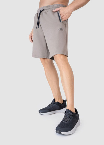 Шорти коричневі з трикотажу 3XL Avecs (340473095)