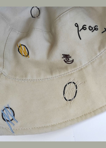 Котоновая Панама Летняя Двухсторонняя 100% Хлопок Базовая Черная Желтая Панамка Унисекс 54-56 см No Brand (339066220)