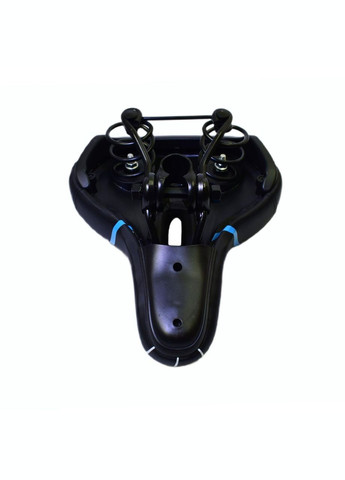 Седло велосипедное SD189 GEL с отверстием и гелевой вставкой, черное с синим Avanti (302970750)