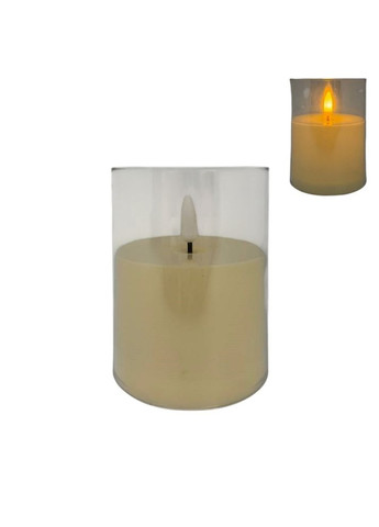 Свічка декоративна світлодіодна 7.5*10см (без батарейок 3шт*ААА) Home (325452843)