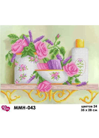 Схема для вишивки бісером " Запашний натюрморт" часткова викладка, заготівля, 35х28 см No Brand (333165316)
