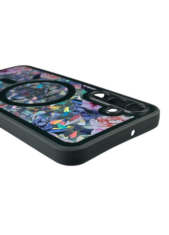 Чехол для Galaxy A25 5G (SM-A256B) с 3д эффектом с магнитом магсейф на самсунг а25 5г чёрный Samsung (366022126)