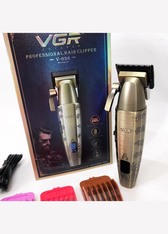 Акумуляторна машинка для стрижки V-036 VGR (364665516)