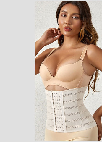 Пояс корсет стягивающий моделирующий корректирующий ХХL Бежевый (14-25) No Brand (312005339)
