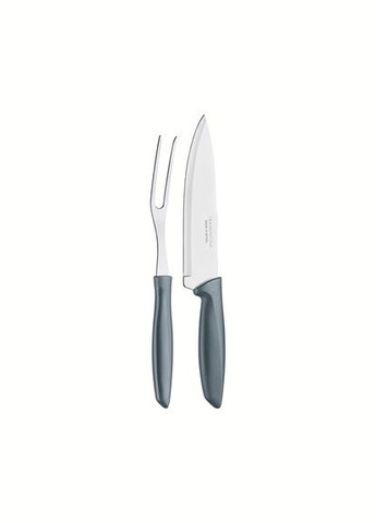 Набір ножів Plenus grey, 2 предмети Tramontina комбінований,