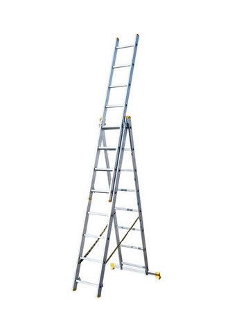 Лестница алюминиевая 3-х секционная, 3х8 ступене, h=5400 мм Master Tool (288135260)