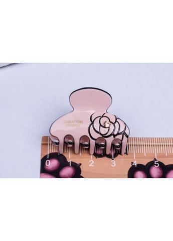 Маленький крабик розового цвета для волос, длина 3,5 см Fashion Jewelry (401814959)