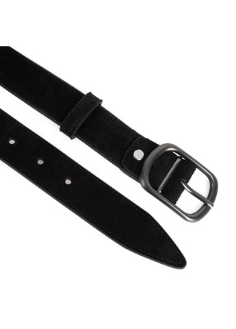 Ремінь жіночий замшевий SF-3529 чорний з темною пряжкою (125 см) SFIP (369143622)