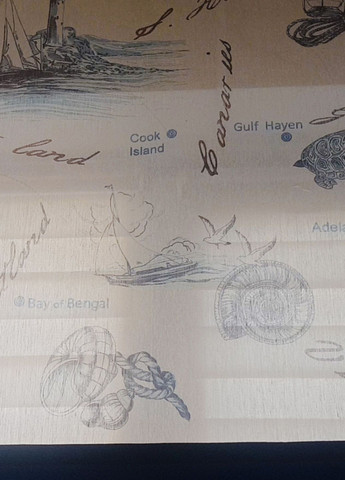 Комплект панельных занавесок Морская тема 3шт карниз 150см синий с белым (6_7п) Firanka Kids (321000404)