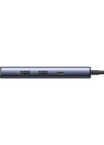 Док-станция USB 3.0 Type-C -> 2xUSB-A 3.0/ 1xUSB-C 3.0/ DP4K60Hz/RJ45/ PD 100W CM512 серая Ugreen (396198392)
