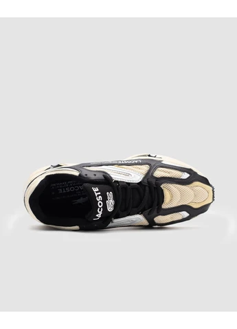 Черные демисезонные кроссовки мужские lacoste l003 beige/black лакоста черные No Brand