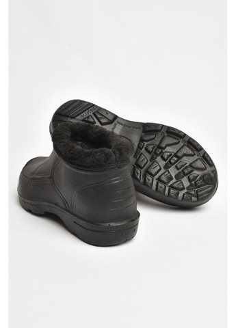 Галоши мужские на меху черного цвета Let's Shop (356104123)