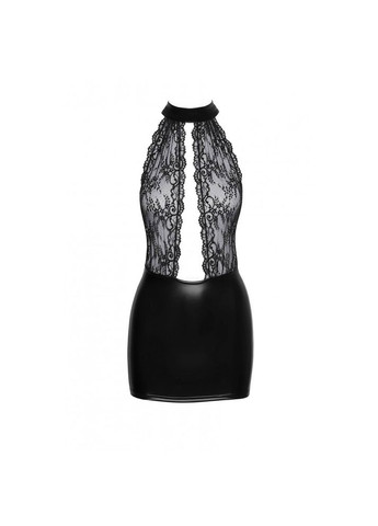 Черное сексуальное платье с кружевом f279 размер l Noir