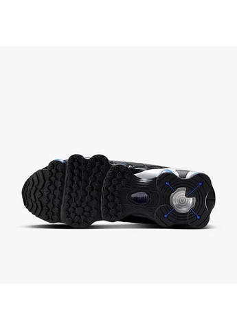 Черные демисезонные мужские кроссовки shox tl racer blue черный Nike