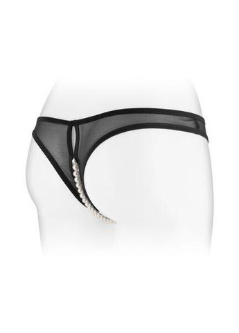 Трусики з перлами і доступом Fashion Secret Sophie Black No Brand (303889407)