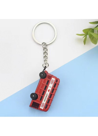 Брелок для ключей Лондонский двухэтажный автобус металлический Красный 99_16_0_1С No Brand (367738744)