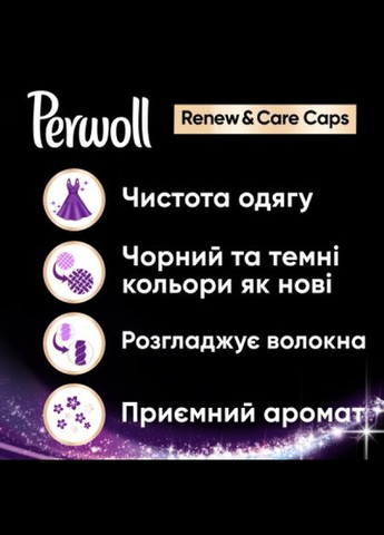 Капсули для прання (9000101572155) Perwoll renew black для темних та чорних речей 12 шт. (268141422)