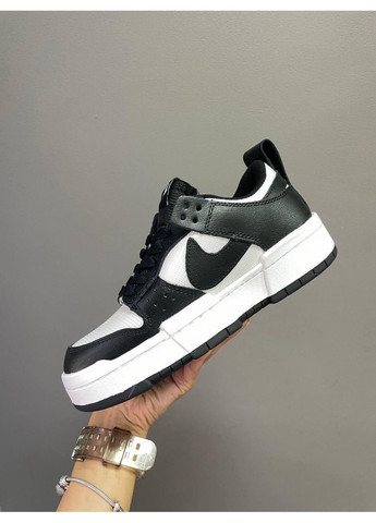 Черные демисезонные кроссовки мужские nike dunk disrupt black white найк сб данк No Brand