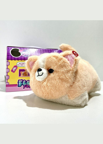 Собачка інтерактивна рухає хвостом моргає очима запис голосу Рожевий (M 17049) No Brand (346133174)