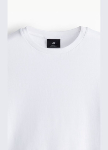 Біла футболка H&M regular fit