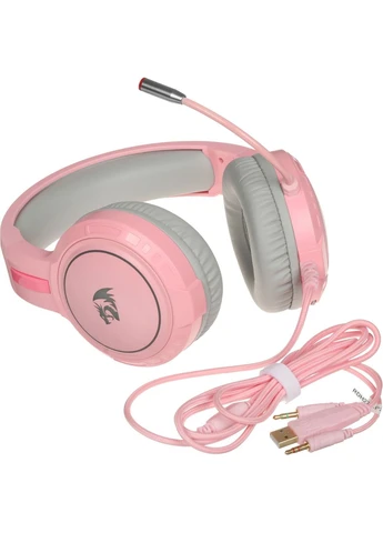 Ігрові навушники Mento USB Pink (71763) [150112] Redragon (400982278)