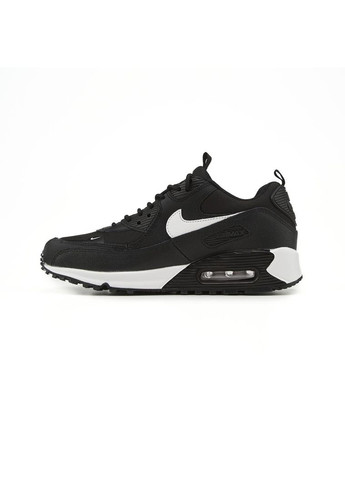 Чорні Осінні кросівки чоловічі nike air max 90 cordura surplus black white найк аір макс 90 No Brand