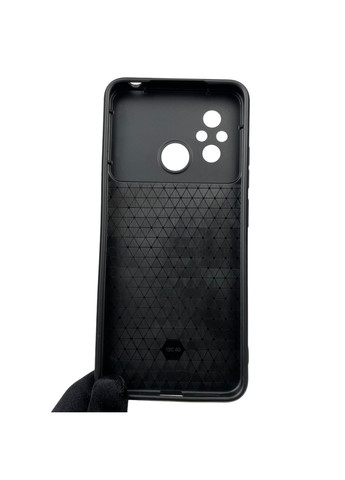 Чохол для POCO C55 броньований з кільцем підставкою зі шторкою на камеру на сяомі поко с55 чорний rg1 Xiaomi (366019400)