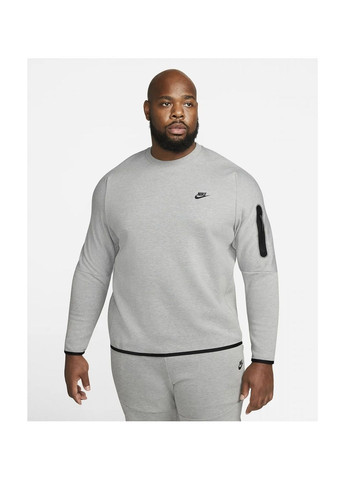 Свитшот мужской Nsw Tech Fleece Crew Grey Nike (365962555)