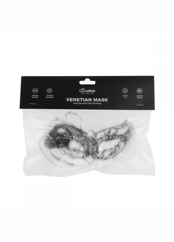 Маска на глаза металлическая, черная, с камнями EasyToys (303892994)